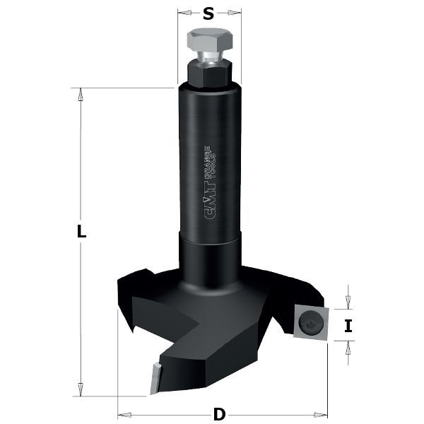 Фото Фреза фуговальная со сменными ножами HM Z3 D=80x12 S=20 RH в интернет-магазине ToolHaus.ru